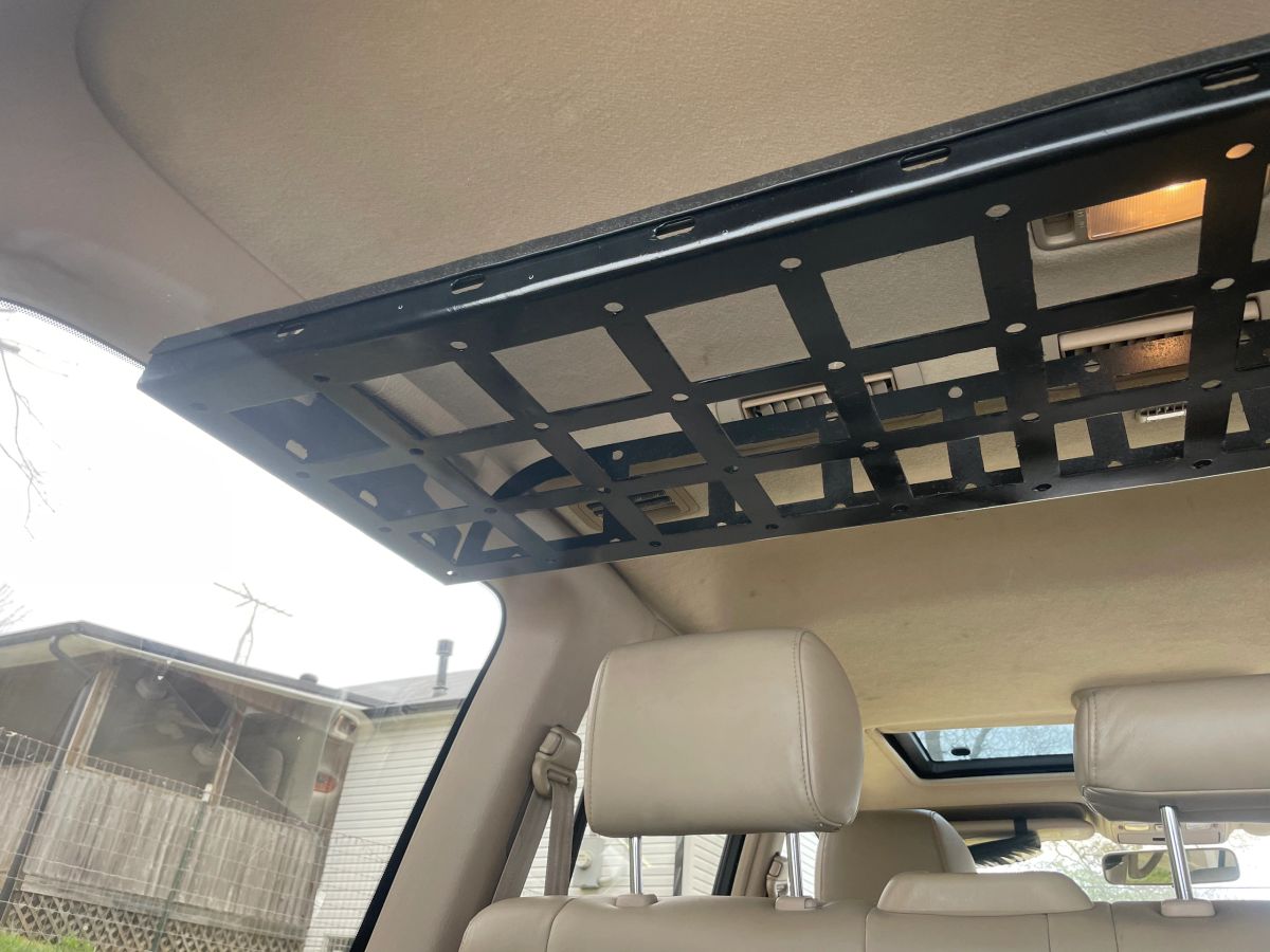 Big Slack Off Road Land Cruiser 100 3rd row cargo rack attic