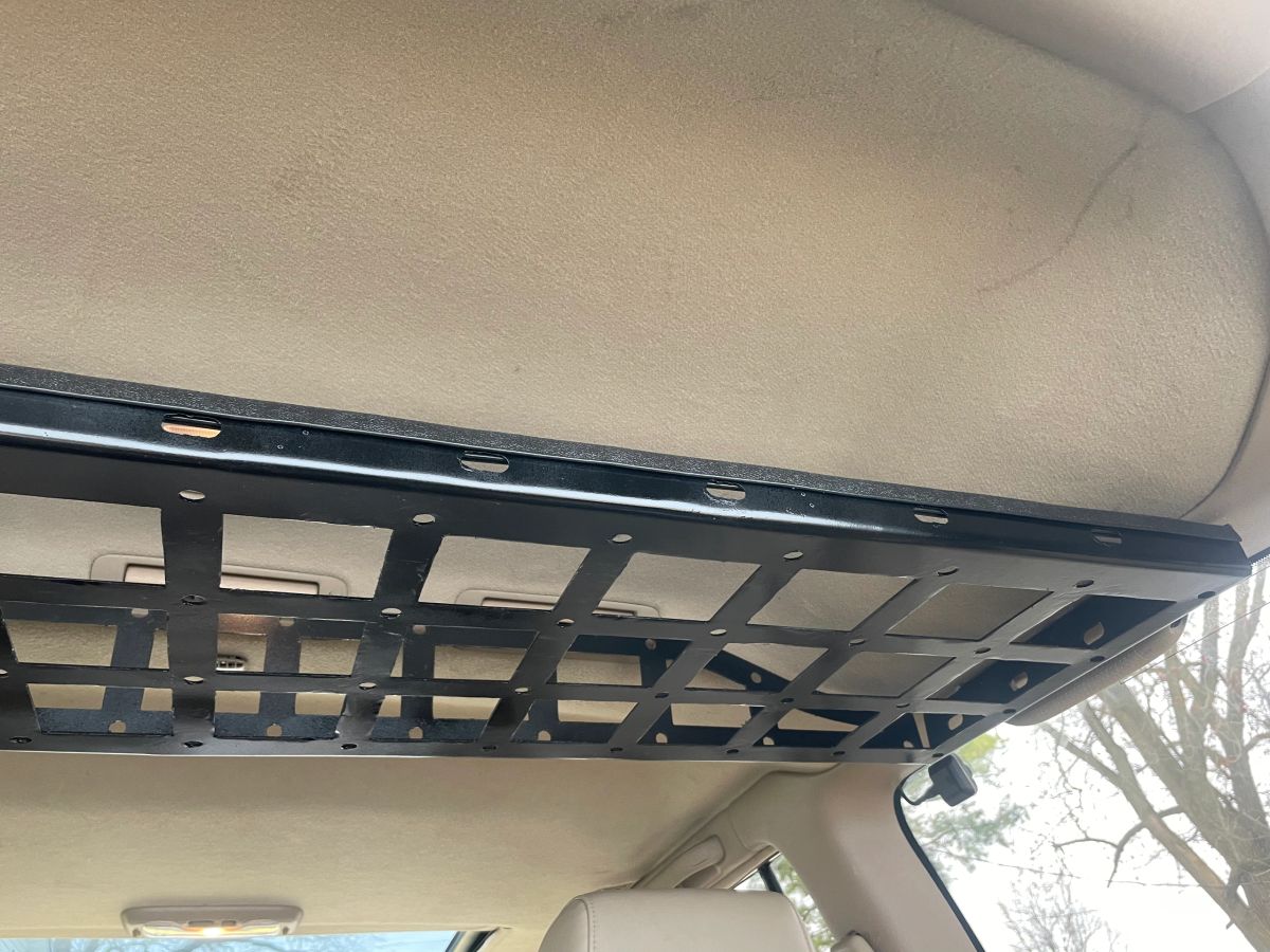 Big Slack Off Road Land Cruiser 100 3rd row cargo rack attic
