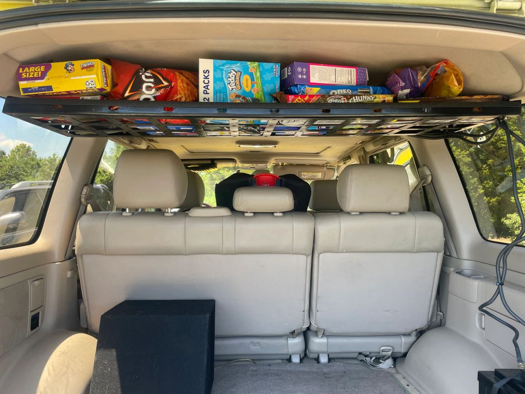 Big Slack Off Road Land Cruiser 100 3rd row cargo rack attic