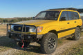 Big Slack Off Road Land Cruiser / LX470 front bumper, brush guard and winch mount