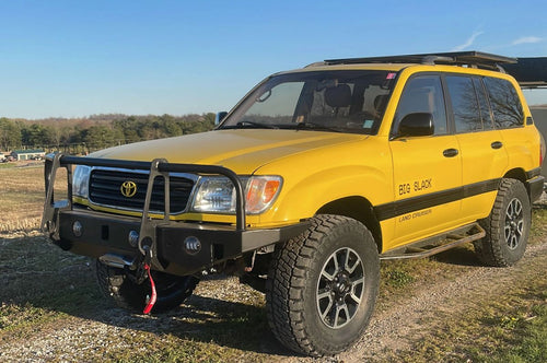 Big Slack Off Road Land Cruiser / LX470 front bumper, brush guard and winch mount