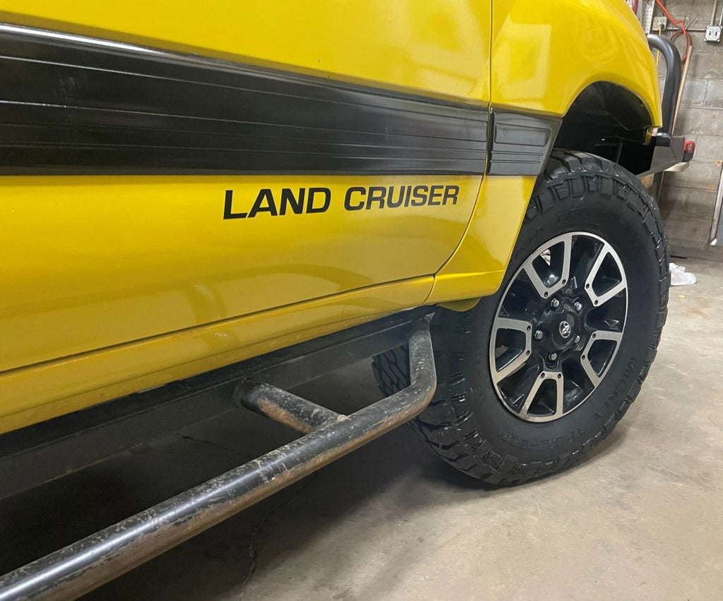Big Slack Off Road Land Cruiser 100 / LX470 rock sliders