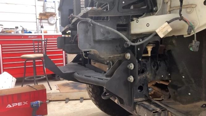 Big Slack Off Road Toyota Tacoma Gen 3 hidden winch mount